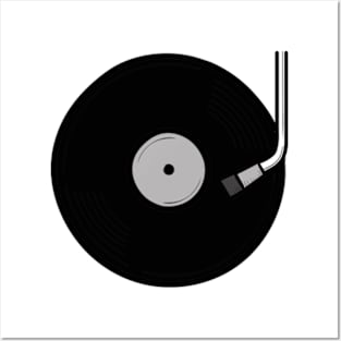 Retro Vinyl Record Player Turntable Posters and Art